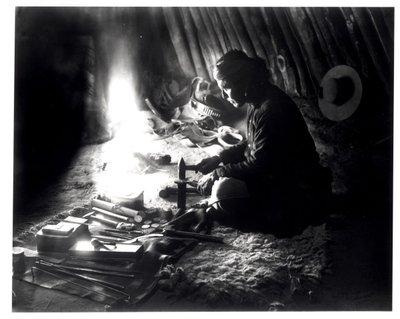 Navaho Silversmith, c.1915 by William Carpenter